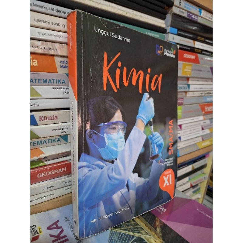 Jual BUKU KIMIA KELAS 11/XI/2 SMA/MA KURMER KURIKULUM MERDEKA ERLANGGA ...