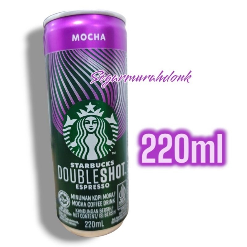 Jual Starbucks Double Shot Espresso 220 Ml Kopi Moka / Mocha Coffee ...