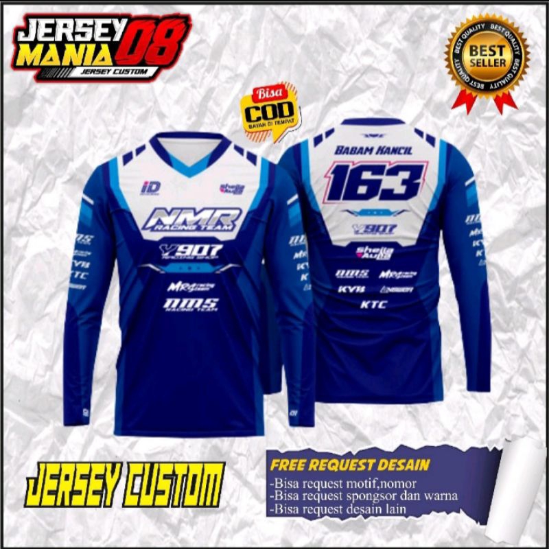 Jual JERSEY RACING TRAIL CUSTOM FULL PRINTING PREMIUM | Shopee Indonesia