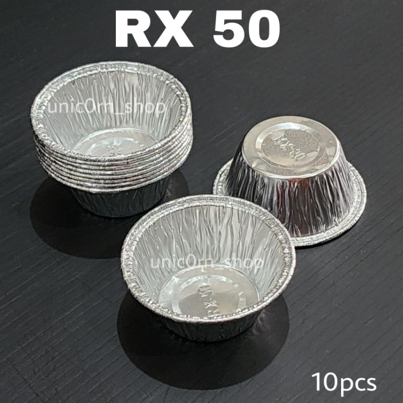 Jual Aluminium Foil Tray Bulat RX50/Alu Tray RX-50 ( isi 10 pcs ...