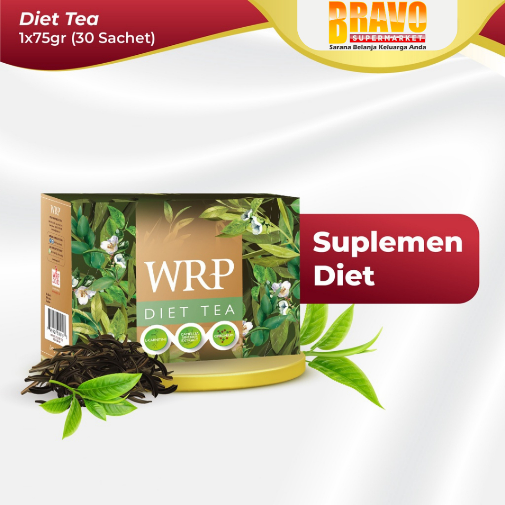 Jual Bravo Bojonegoro WRP Diet Tea 10 Sachet & 30 Sachet Teh