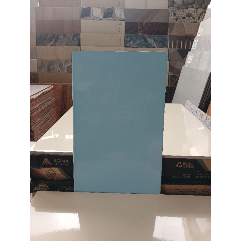 Jual Keramik Dinding ukuran 25x40 warna biru | Shopee Indonesia