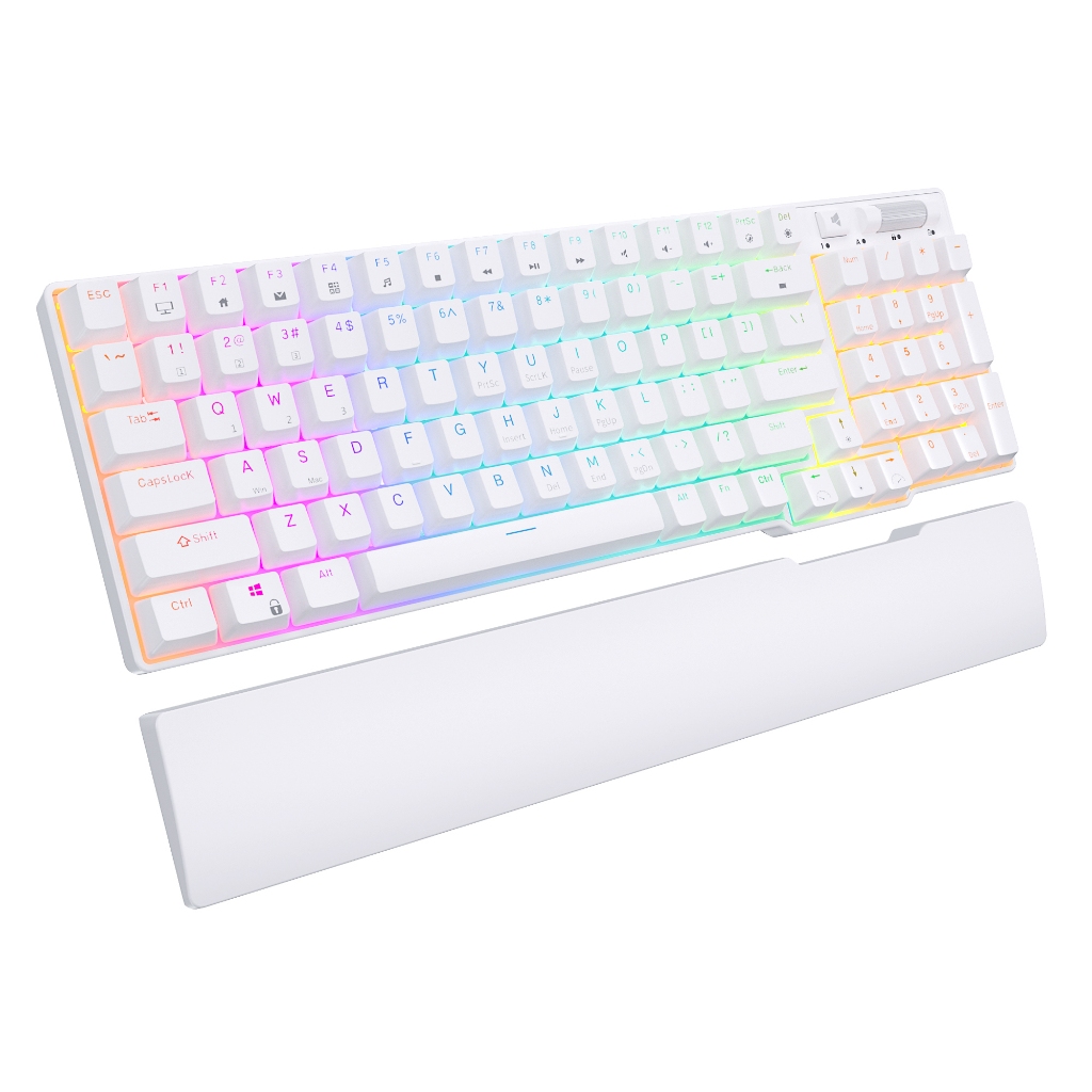 Jual Royal Kludge RK 96 White 96 Key Gaming Keyboard | Shopee Indonesia