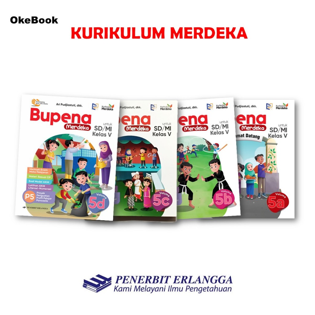 Jual Bupena Merdeka SD Kelas 5 A B C D - Kurikulum Merdeka | Shopee ...