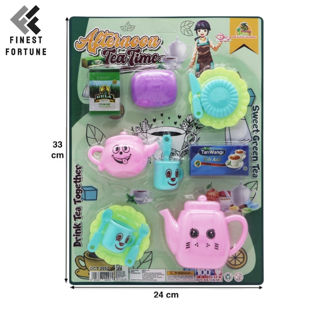 Jual MAINAN TEA PARTY PESTA TEH AFTERNOOM TEA (OCEAN TOYS) | Shopee ...