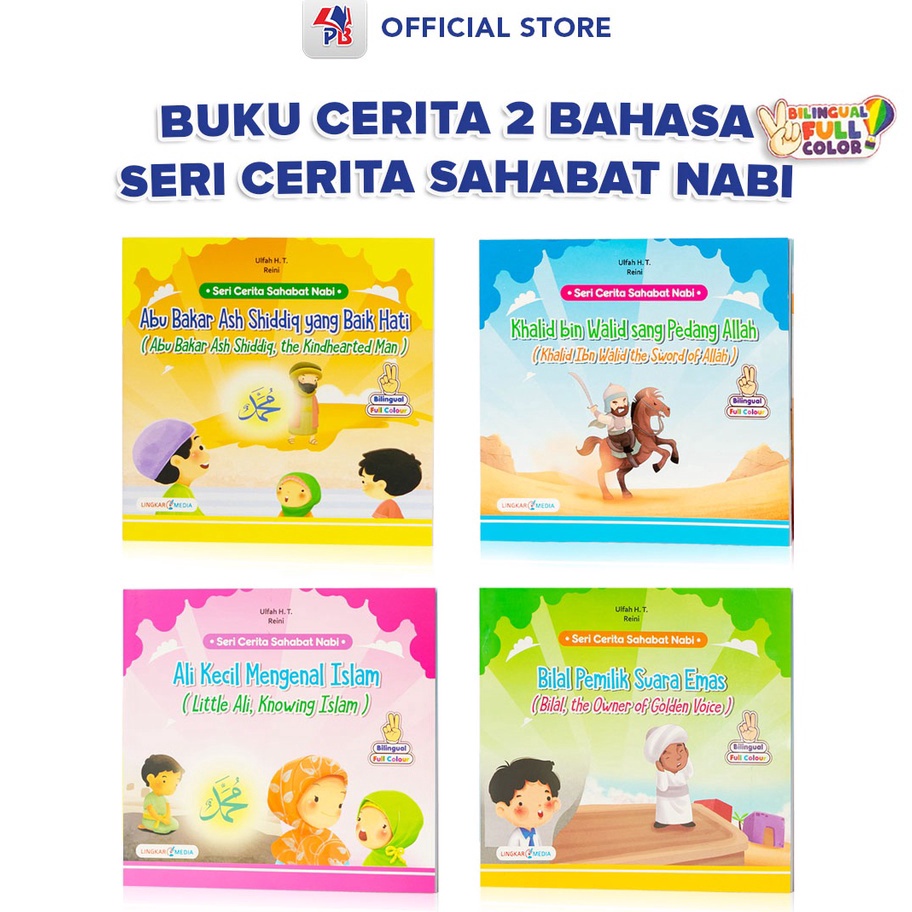 Jual Buku Cerita Anak Bergambar Buku Cerita Nabi Bilingual Seri Sahabat ...