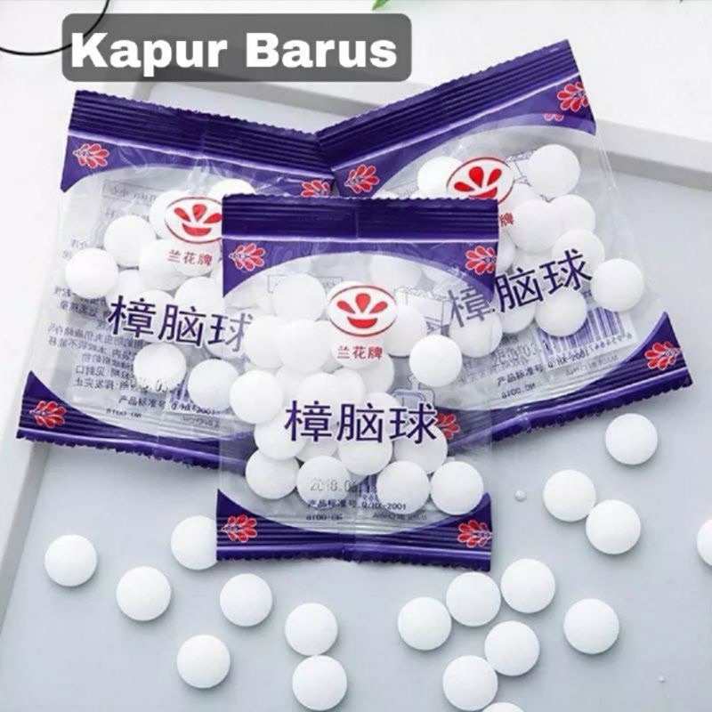Jual KAMPER BARUS MINI PUTIH / KAPUR BARUS MINI ISI +-20 | Shopee Indonesia