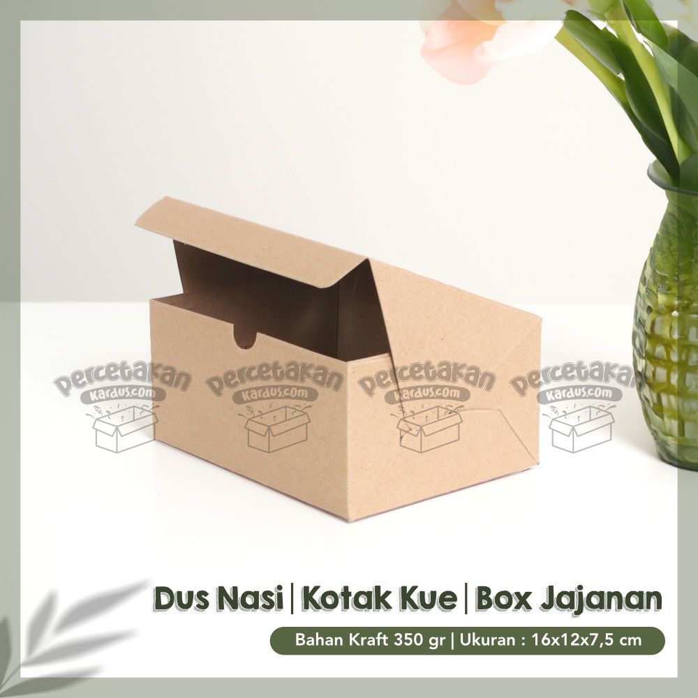 Jual Dus Nasi | TANPA LAMINASI / LAMINATING | Kotak Kue | box jajanan ...