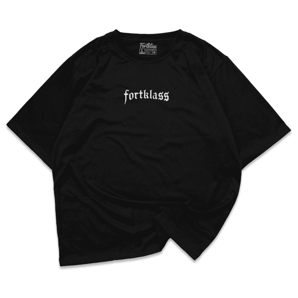 Jual FortKlass Kaos Oversize FEARLESS T-Shirt Cowok Premium Kaos Pria ...