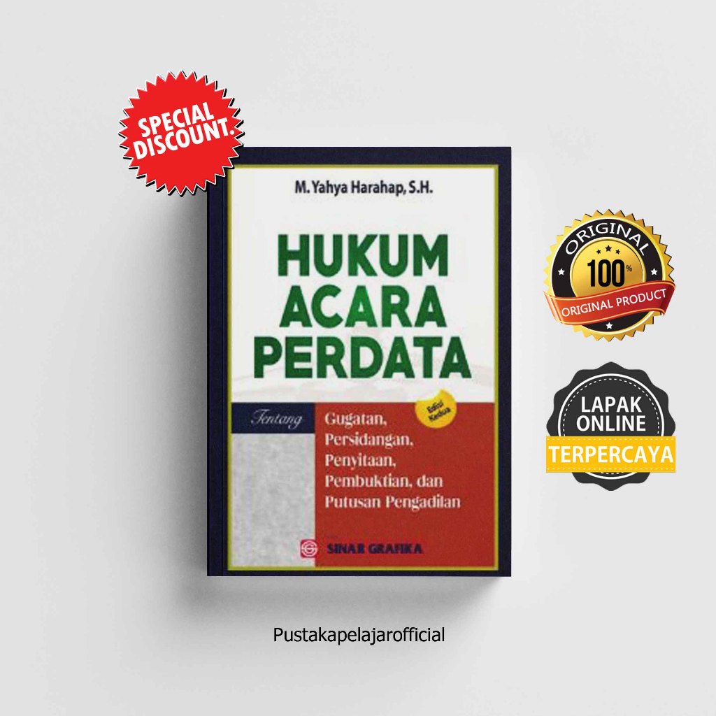 Jual BUKU ORIGINAL Hukum Acara Perdata / M.Yahya Harahap,S.H. / SINAR ...