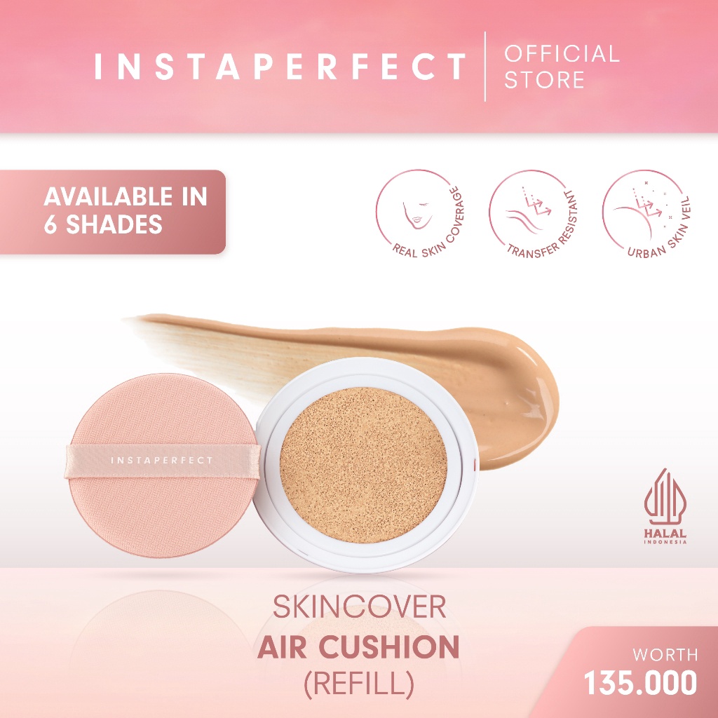 Jual STAR NEW Instaperfect Refill Skincover Air Cushion 11 g Real Skin