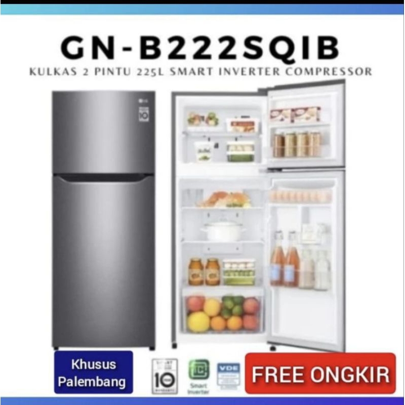 Jual KULKAS 2 PINTU LG GNB 222SQIB JUMBO LOW WATT | Shopee Indonesia