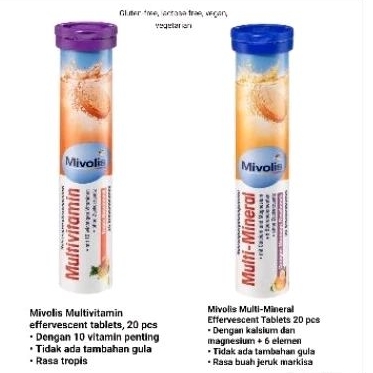 Jual Mivolis Multivitamin & Multimineral effervescent | Shopee Indonesia