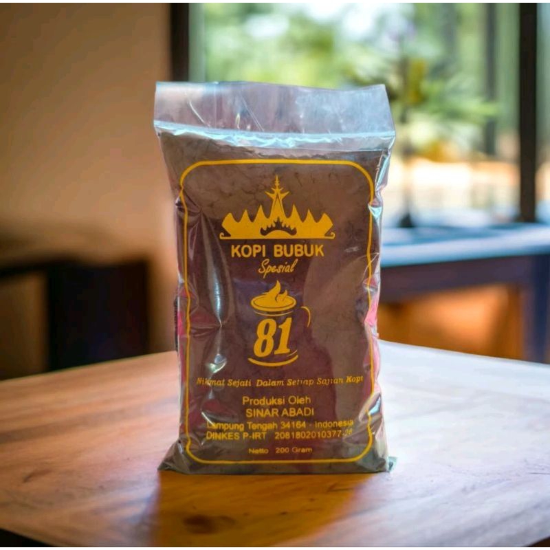 Jual Spesial Kopi Lampung | Kopi Bubuk Cap 81 Produksi Lampung 1kg