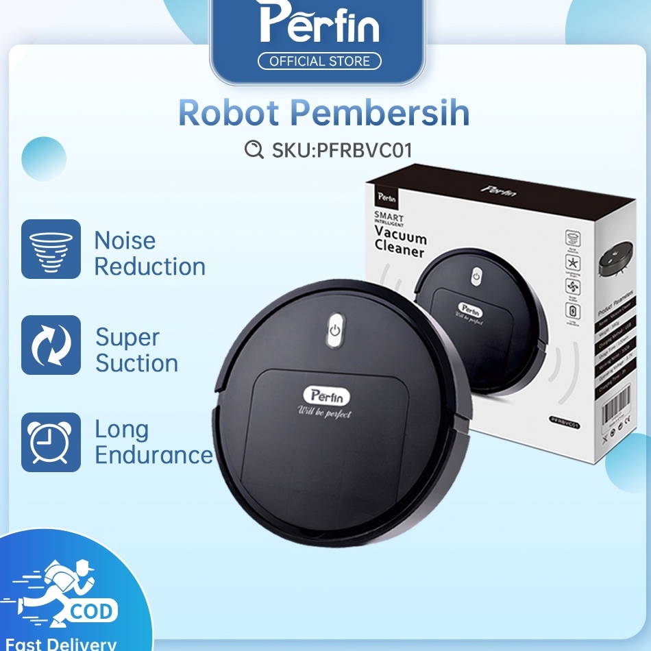 Jual RCZ Perfin PFRBVC1 Robot VacumRobot Cleaner Smart Vacuum Vakum ...