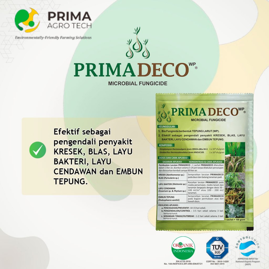 Jual Primadeco 100gr - Bio Fungicide By Prima Agro Tech | Shopee Indonesia