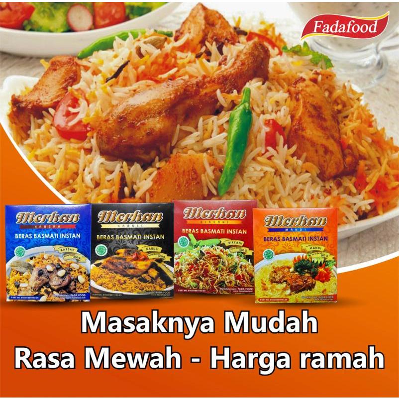 Jual MERHAN Food 500gr GROSIR Paket Beras Basmati Plus Bumbu Rempah ...