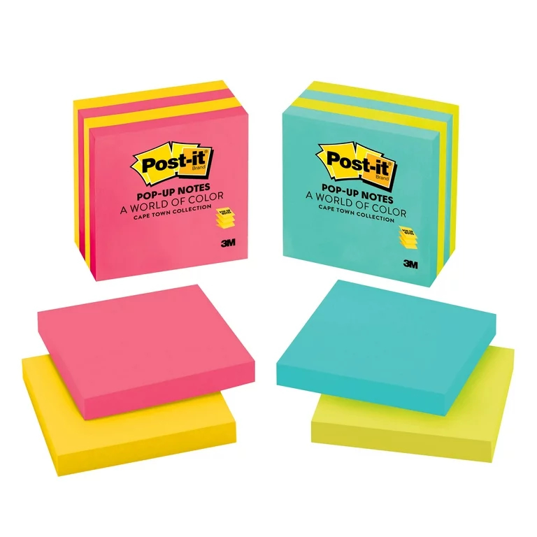 Jual Post it / pop-up notes Warna warni R330-12AN 3M (1 pak / 12 pad ...