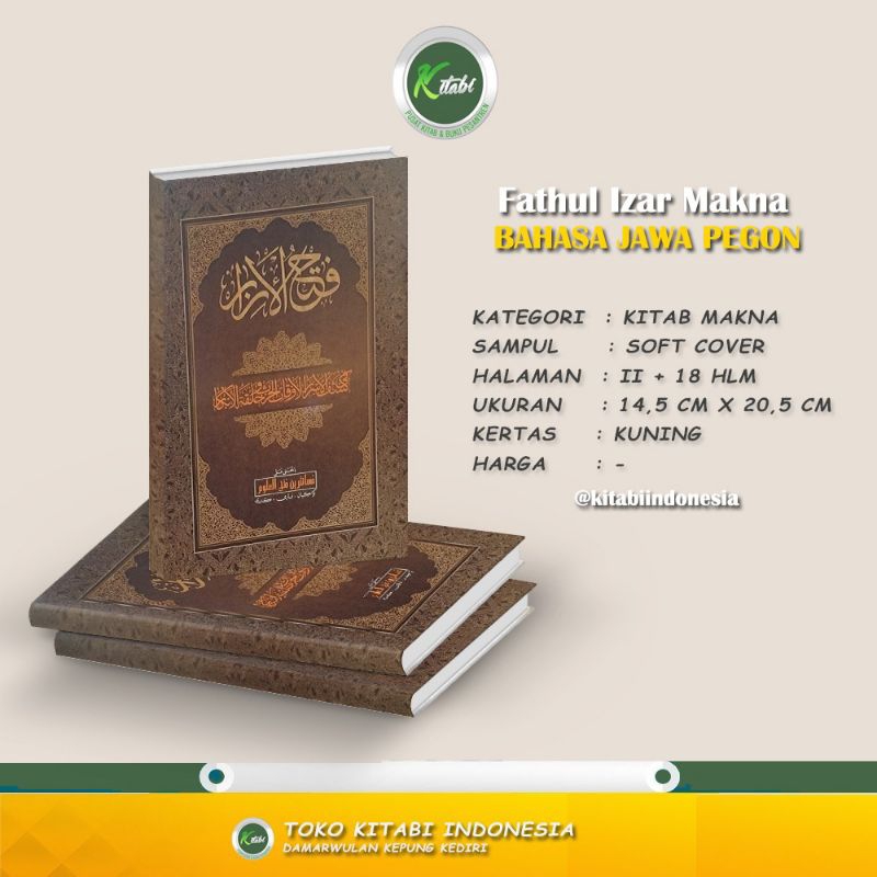 Jual Kitab Fathul Izar Makna Pesantren Kitab Fatchul Izar Makna