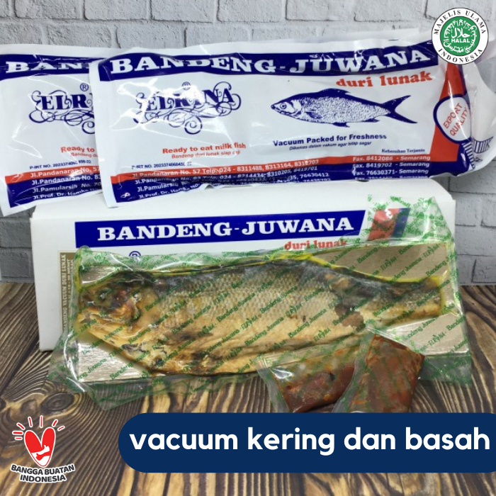 Jual Bandeng Juwana Elrina Presto Asli Semarang Ikan Vacuum Basah