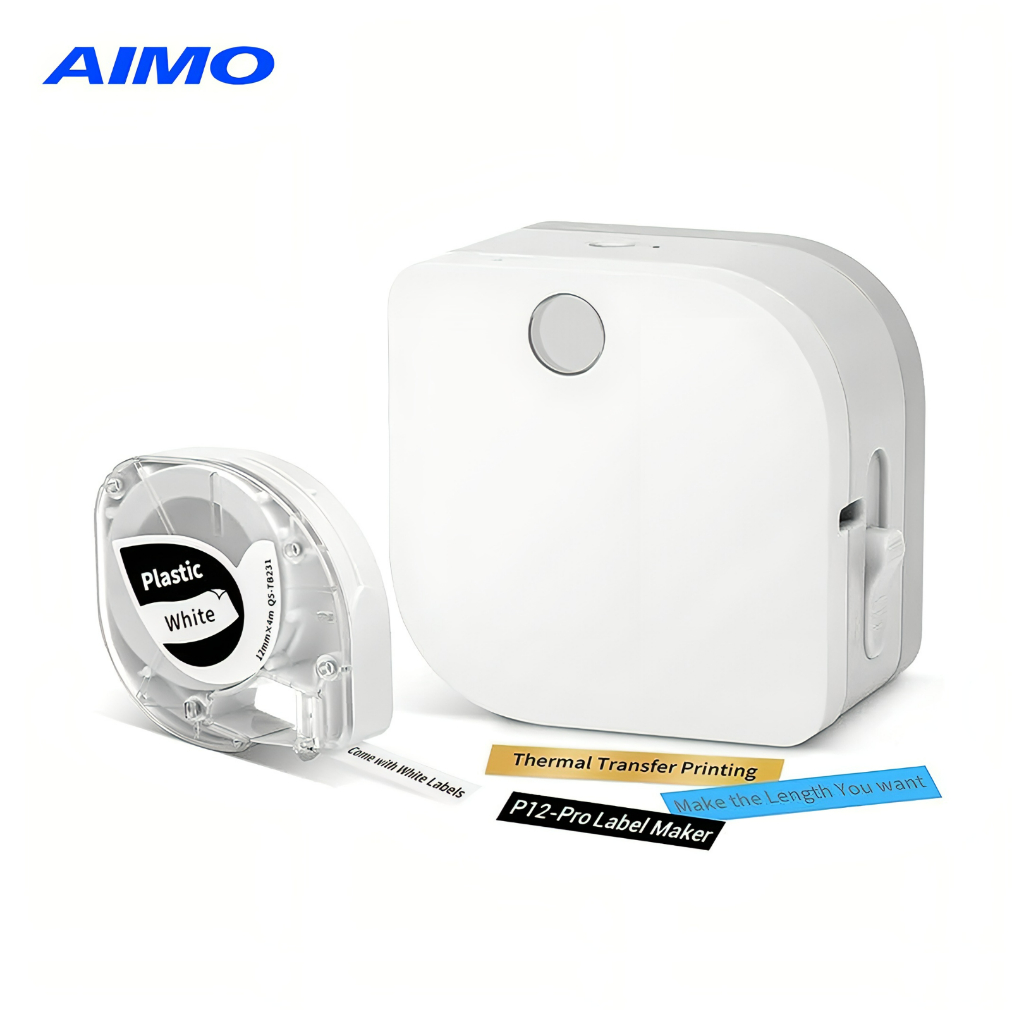 Jual Aimo Label Maker Machine with Tape Bluetooth Inkless Label