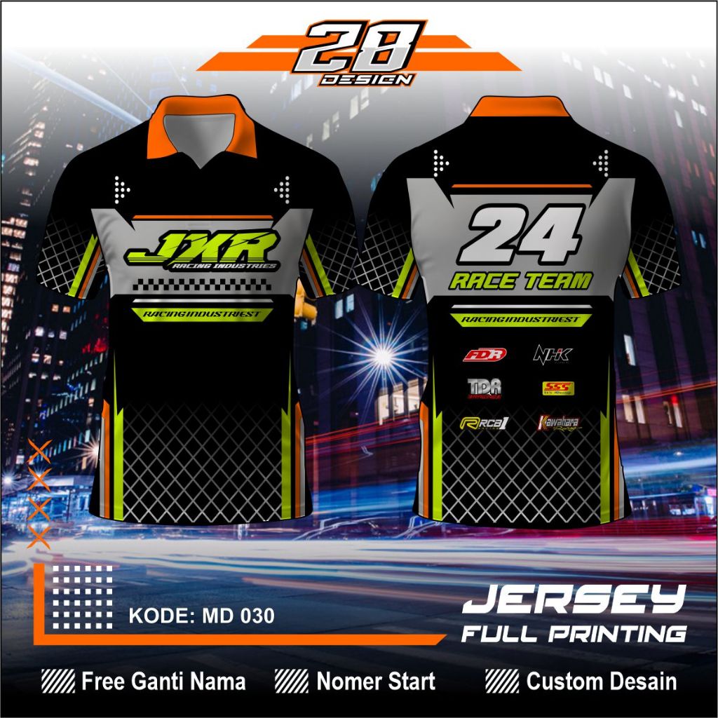 Jual Jersey Racing Printing - Baju Balap Printing - Custom Desain ...