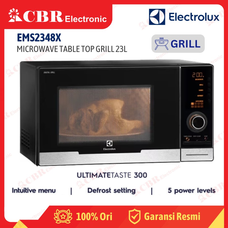 Jual Microwave ELECTROLUX EMS2348X (23L / Grill) Shopee Indonesia