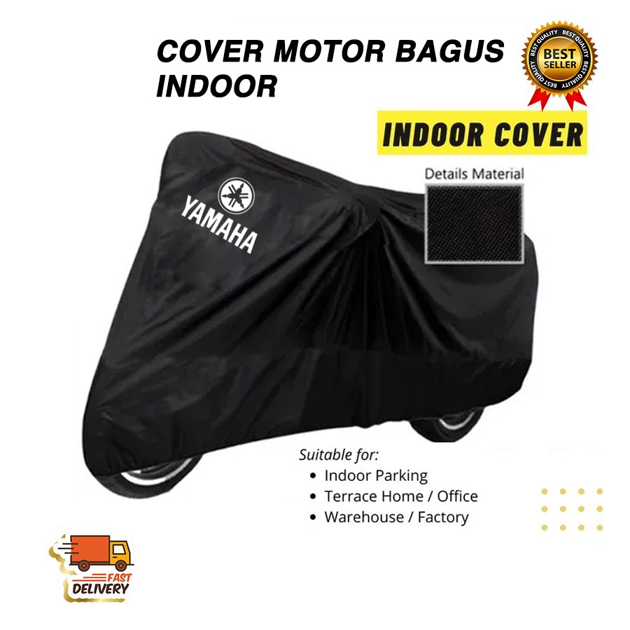 TMC COVER SARUNG SELIMUT PELINDUNG MOTOR BAHAN SPOUNBOND ANTI AIR / ANTI PANAS OUTDOOR INDOOR VARIAN LOGO UNIVERSAL BEAT VARIO NMAX PCX YAMAHA HONDA COD