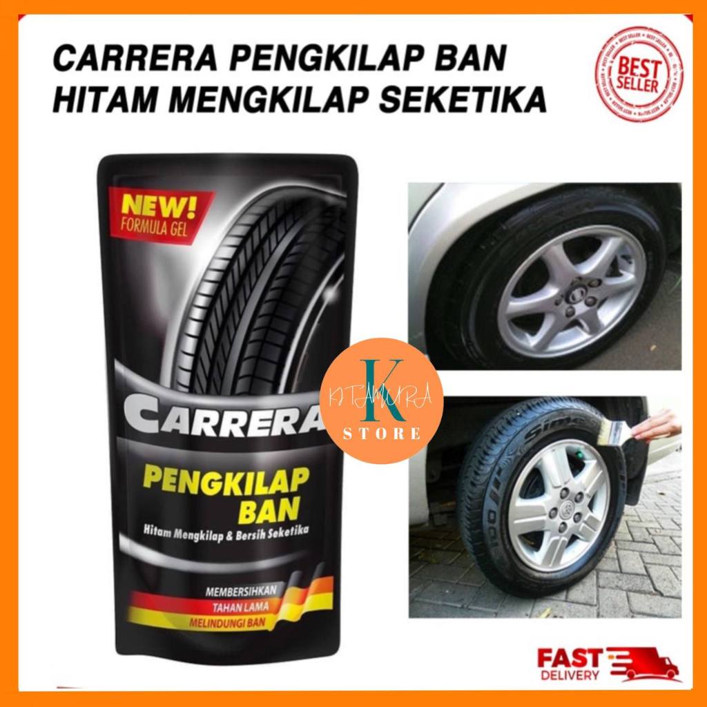 Jual SEMIR BAN Carrera Pengkilap Dashboard GEL Motor Mobil Mengkilap