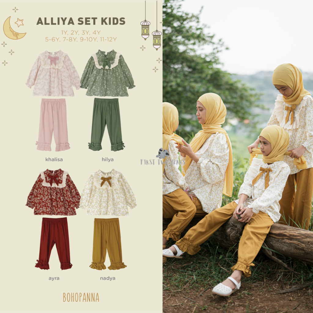 Jual Bohopanna - Alliya Set / Ramadhan Raya Lebaran Collection Baju ...