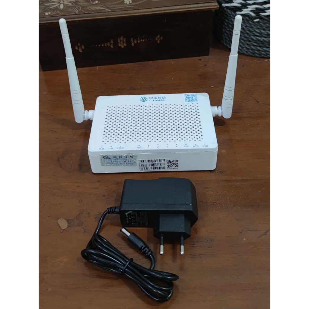 Jual ZTE F663NV3A XPON EPON GPON ONU ONT HGU SFU Include Adaptor Shopee Indonesia