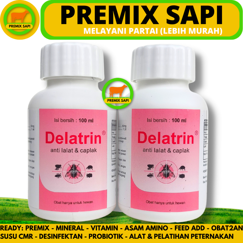 Jual DELATRIN 100ml - Obat Anti Kutu Caplak Lalat dan tungau untuk ...