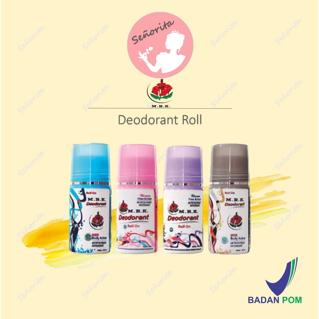 Jual M.B.K MBK Deodorant Roll On 40 ml | Deodorant | Shopee Indonesia