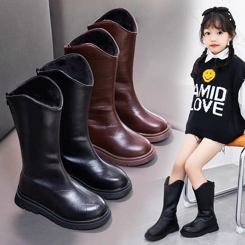 Jual Kids knee boots import winter COCO sepatu anak tinggi