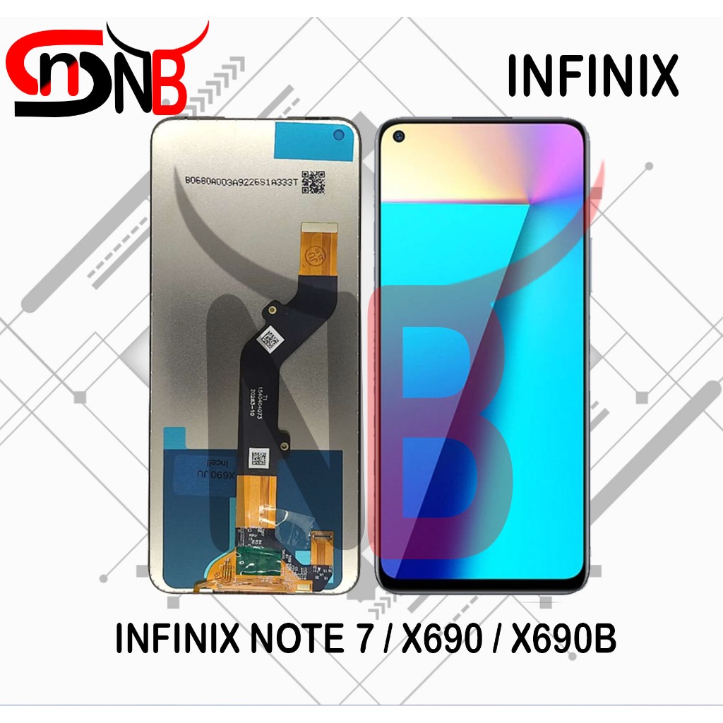 Jual LCD TOUCHSCREEN FULLSET INFINIX NOTE 7 / X690 / X690B ORIGINAL ...