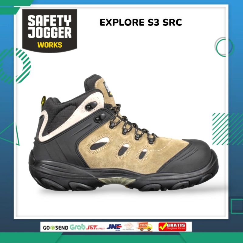 Jual SEPATU SAFETY JOGGER XPLORE S3 SRC ORIGINAL SAFETY SHOES JOGGER