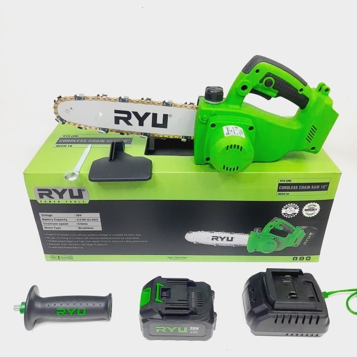 RYU Cordless Chain Saw 10 Inch