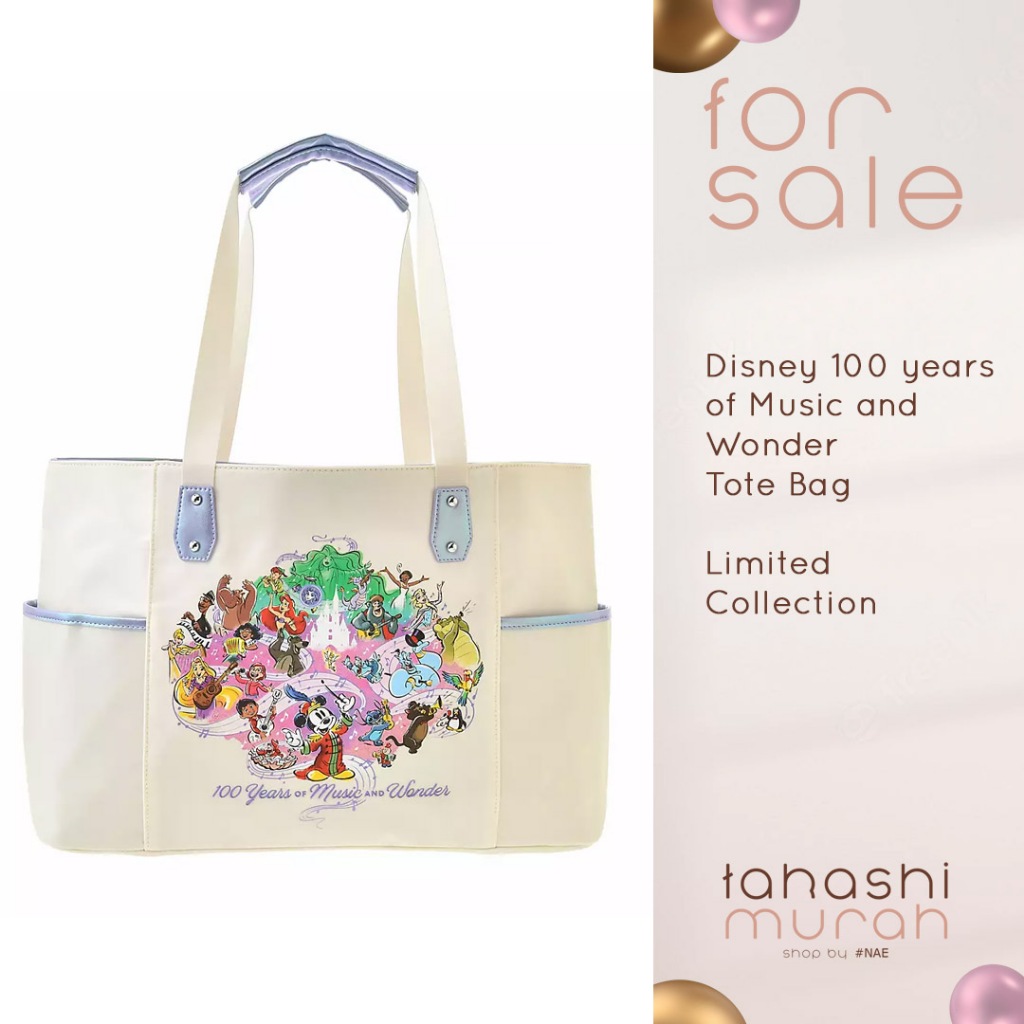 Jual Disney 100 Years of Music & Wonder Tote Bag Tas Limited