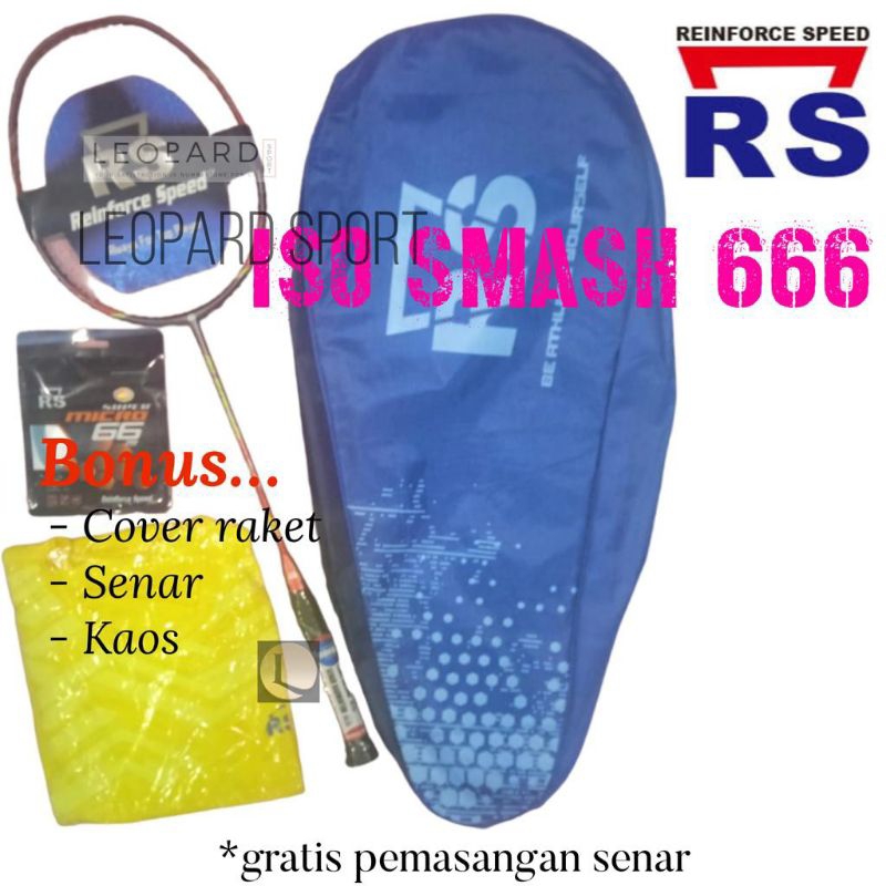 Jual Raket Badminton RS ISO SMASH 666 / RAKET RS | Shopee Indonesia