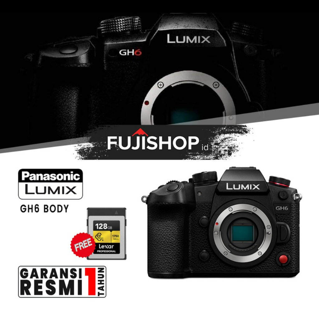 Jual Panasonic Lumix GH6 Body Only Panasonic GH 6 Body Garansi Resmi