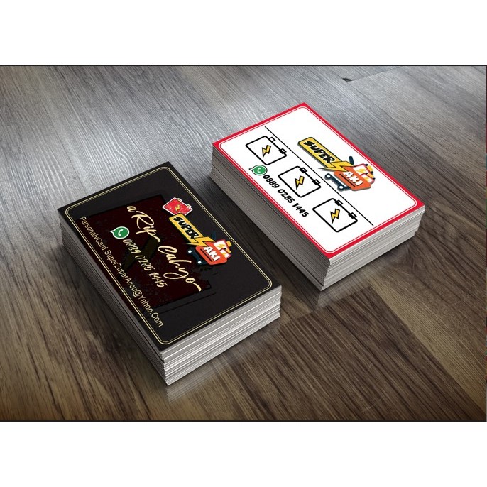 Jual Desain Kartu Nama/ Bussines Card/ ID Card | Shopee Indonesia