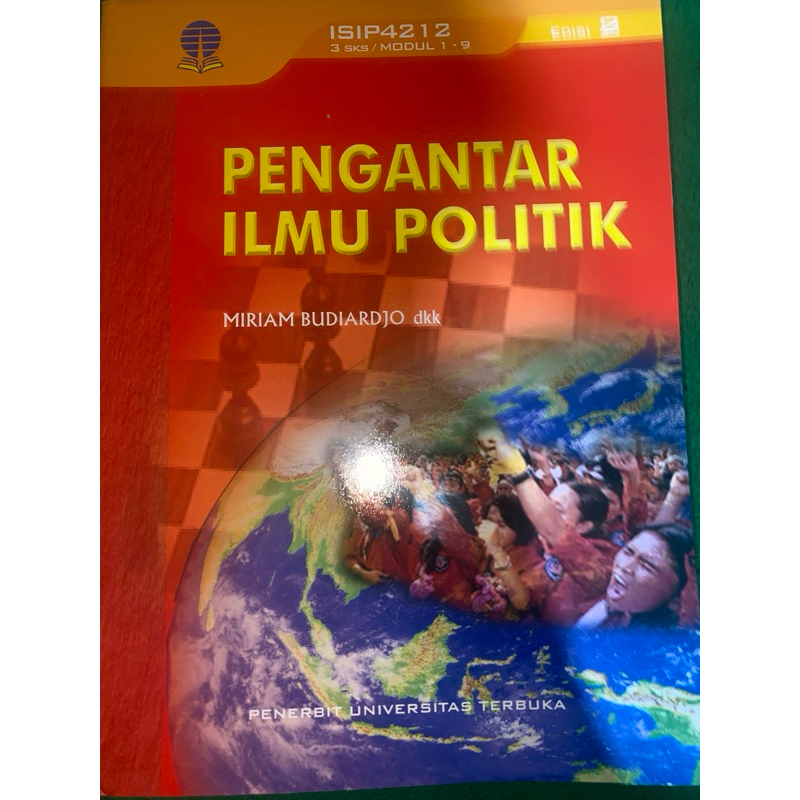 Jual PENGANTAR ILMU POLITIK ISIP4212//BUKU BELAJAR MAHASISWA//MODUL UT ...