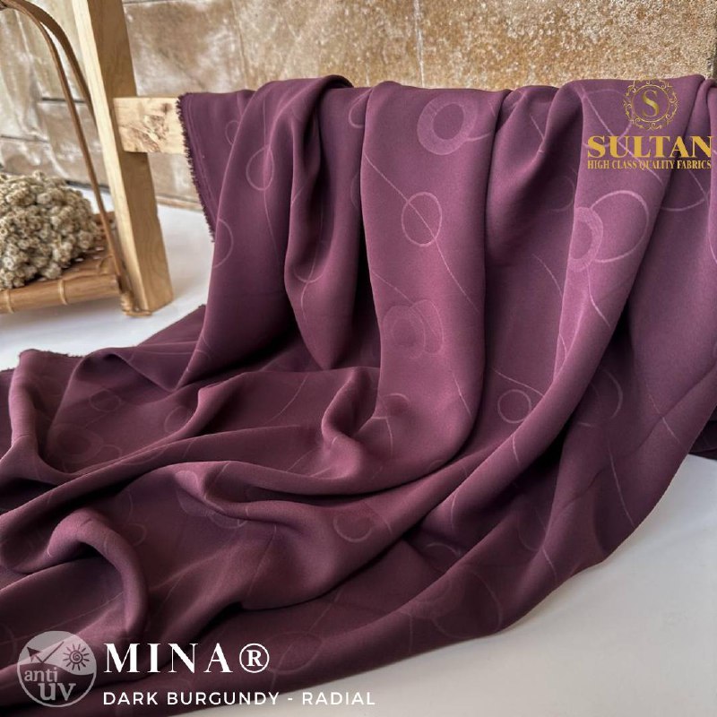 Jual KAIN MINA ANTI UV SULTAN EMBOSS RADIAL 50 CM | Shopee Indonesia