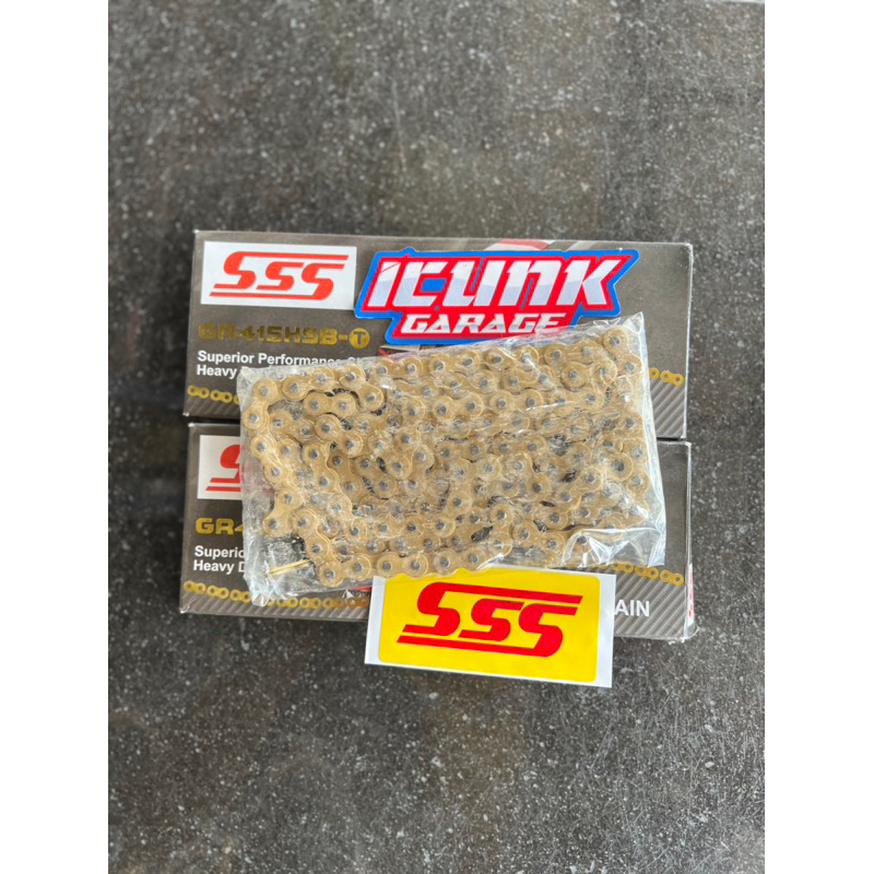 Jual rantai SSS ORIGINAL 415 HSB-T full GOLD | Shopee Indonesia