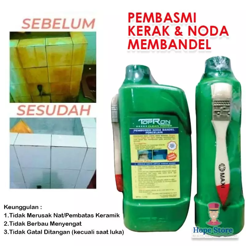 HOPE STORE - BISA COD - Topron Clean Power / Pembersih Keramik Lantai / PEMBERSIH Kamar Mandi Toilet | AutoStock
