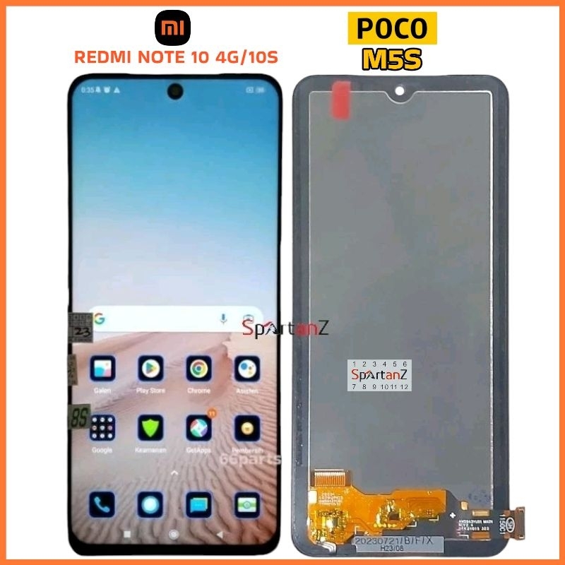 Jual Lcd Touchscreen Xiaomi Redmi Note 10 4g Note 10s Poco M5s Fullset Shopee Indonesia