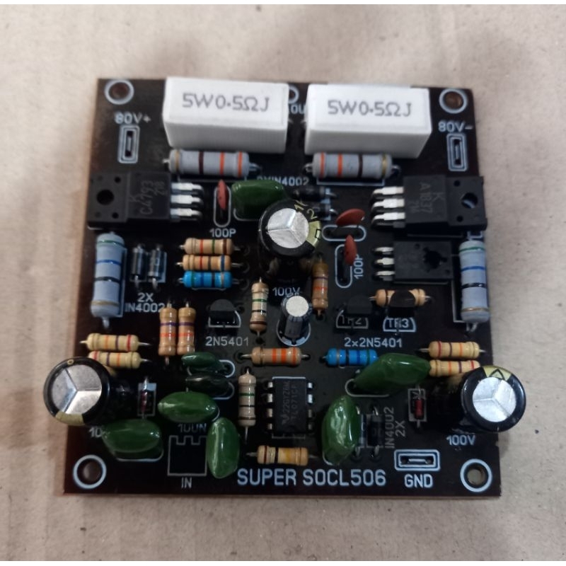 Jual Kit driver power amplifier socl 506 super ocl 500watt mono