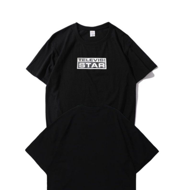 Jual TSHIRT TELEVISI STAR LOGO BLACK TSHIRT | Shopee Indonesia