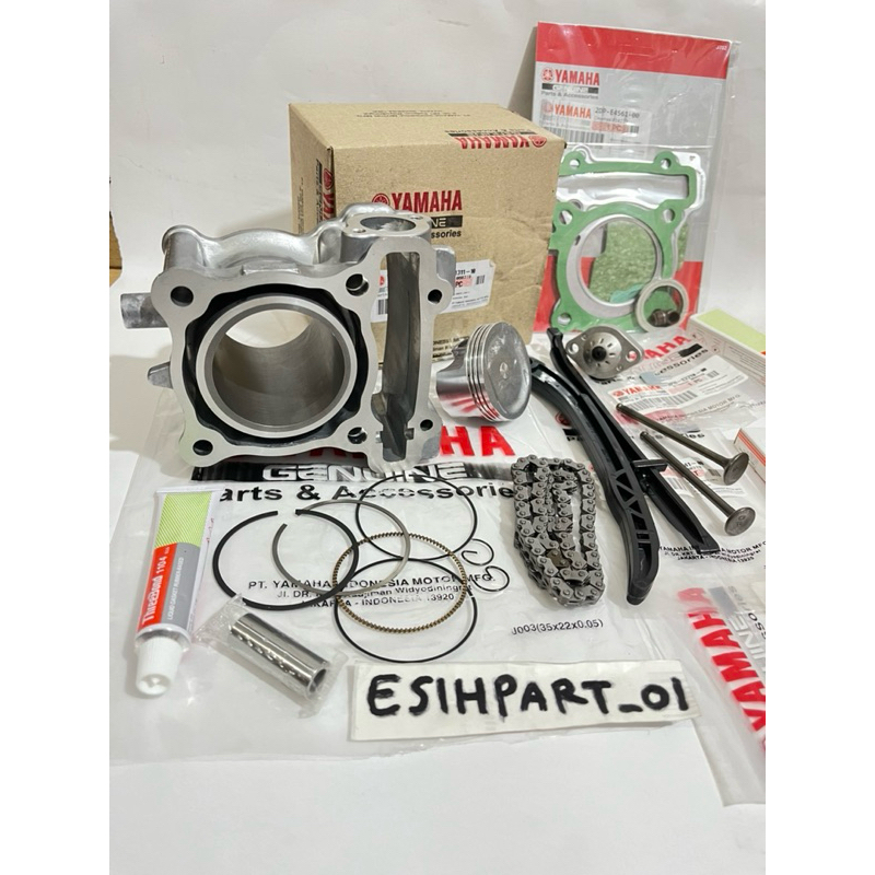Jual Blok seher komplit isi piston kit 2DP 7Pcs Yamaha Nmax Aerox Lexi ...