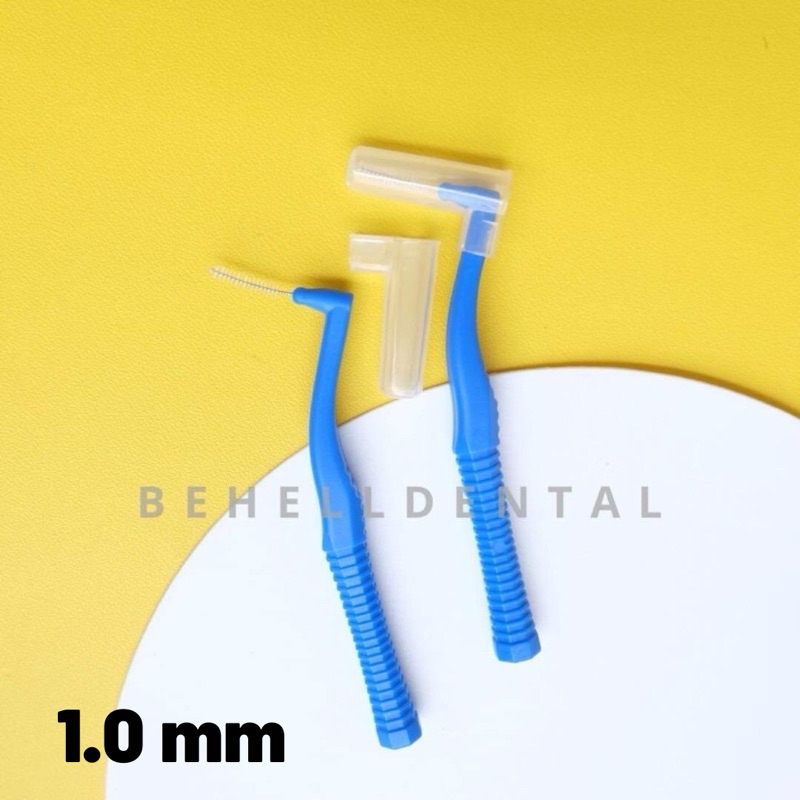 Jual Sikat Gigi Behel V Shaped Dengan Tutup BONUS INTERDENTAL BENGKOK ...